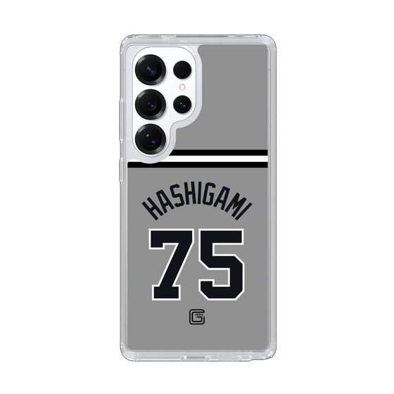 スリムプロテクションケース［ 読売ジャイアンツ - #75 HASHIGAMI - ビジター ］