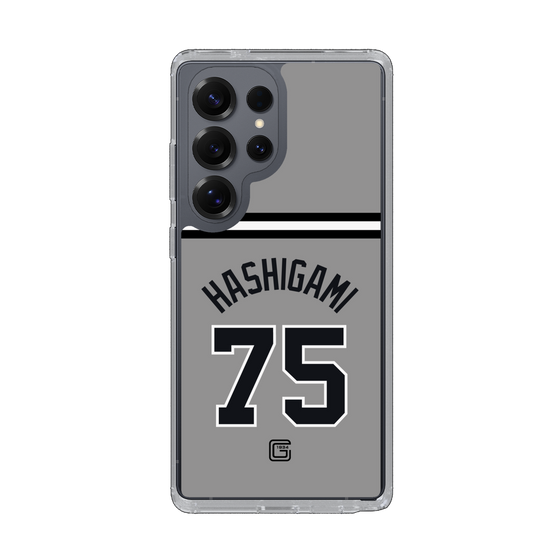 スリムプロテクションケース［ 読売ジャイアンツ - #75 HASHIGAMI - ビジター ］
