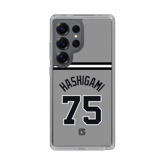 スリムプロテクションケース［ 読売ジャイアンツ - #75 HASHIGAMI - ビジター ］