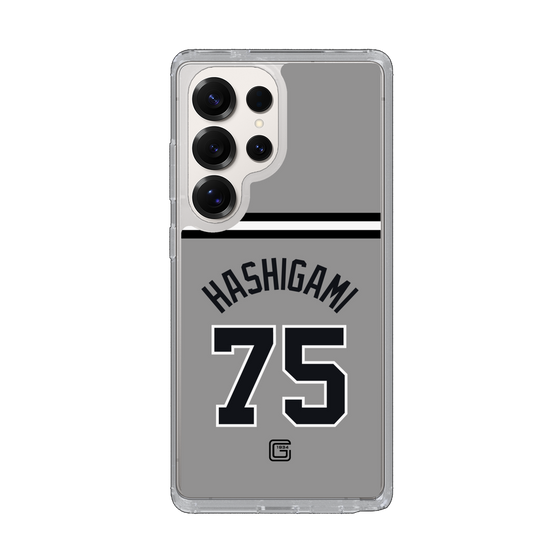 スリムプロテクションケース［ 読売ジャイアンツ - #75 HASHIGAMI - ビジター ］