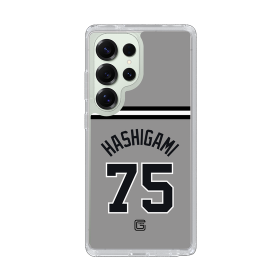 スリムプロテクションケース［ 読売ジャイアンツ - #75 HASHIGAMI - ビジター ］