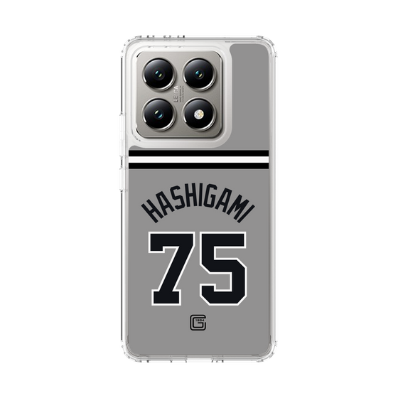 スリムプロテクションケース［ 読売ジャイアンツ - #75 HASHIGAMI - ビジター ］