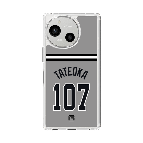 スリムプロテクションケース［ 読売ジャイアンツ - #107 TATEOKA - ビジター ］