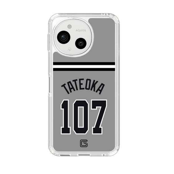 スリムプロテクションケース［ 読売ジャイアンツ - #107 TATEOKA - ビジター ］