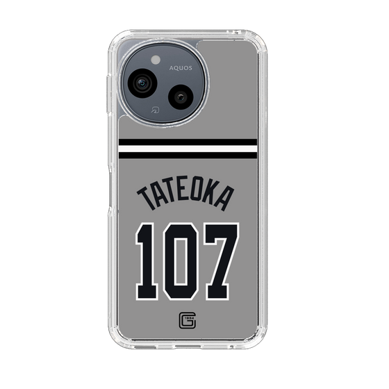 スリムプロテクションケース［ 読売ジャイアンツ - #107 TATEOKA - ビジター ］