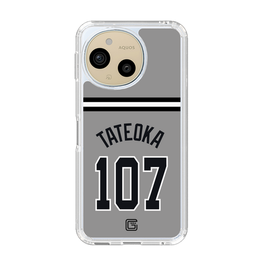スリムプロテクションケース［ 読売ジャイアンツ - #107 TATEOKA - ビジター ］
