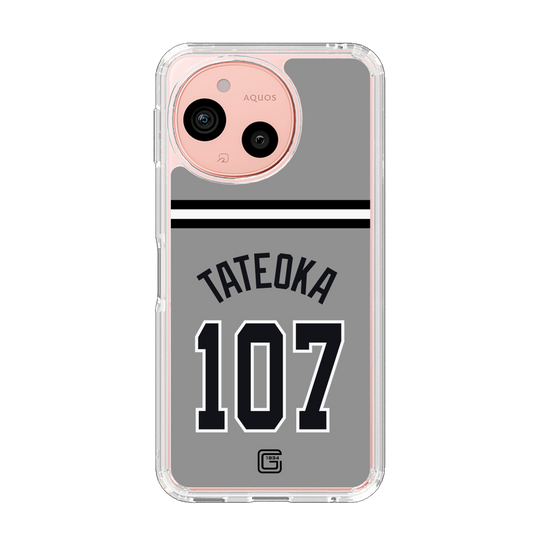 スリムプロテクションケース［ 読売ジャイアンツ - #107 TATEOKA - ビジター ］