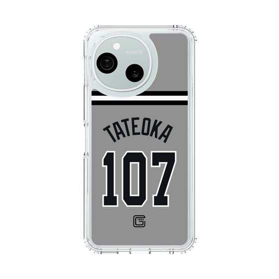 スリムプロテクションケース［ 読売ジャイアンツ - #107 TATEOKA - ビジター ］