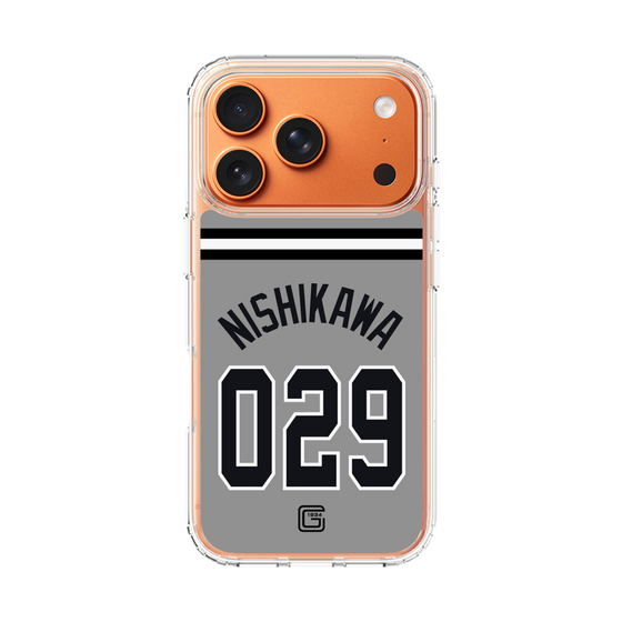 スリムプロテクションケース［ 読売ジャイアンツ - #029 NISHIKAWA - ビジター ］