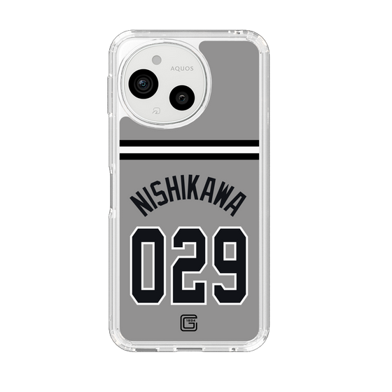 スリムプロテクションケース［ 読売ジャイアンツ - #029 NISHIKAWA - ビジター ］