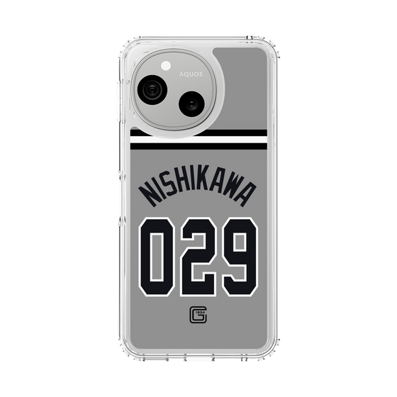 スリムプロテクションケース［ 読売ジャイアンツ - #029 NISHIKAWA - ビジター ］