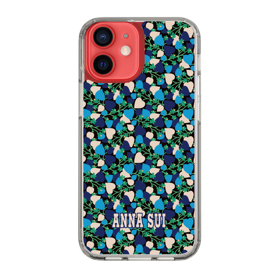 スリムプロテクションケース［ ANNA SUI - HEARTS VINE - BLUE ］