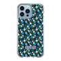 スリムプロテクションケース［ ANNA SUI - HEARTS VINE - BLUE ］