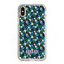 スリムプロテクションケース［ ANNA SUI - HEARTS VINE - BLUE ］