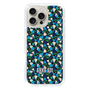 スリムプロテクションケース［ ANNA SUI - HEARTS VINE - BLUE ］
