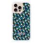 スリムプロテクションケース［ ANNA SUI - HEARTS VINE - BLUE ］