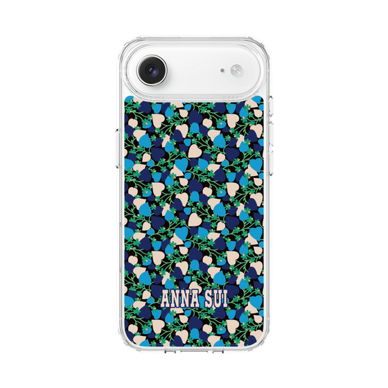 スリムプロテクションケース［ ANNA SUI - HEARTS VINE - BLUE ］