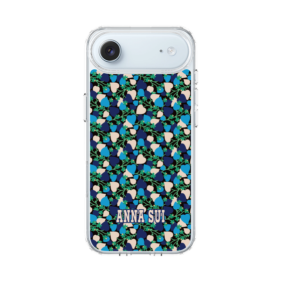 スリムプロテクションケース［ ANNA SUI - HEARTS VINE - BLUE ］