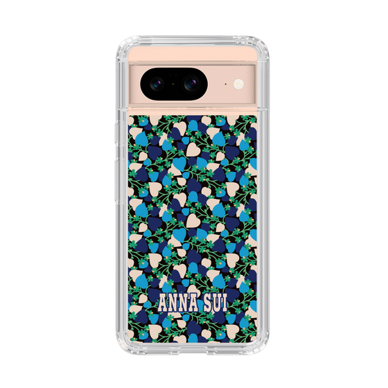 スリムプロテクションケース［ ANNA SUI - HEARTS VINE - BLUE ］