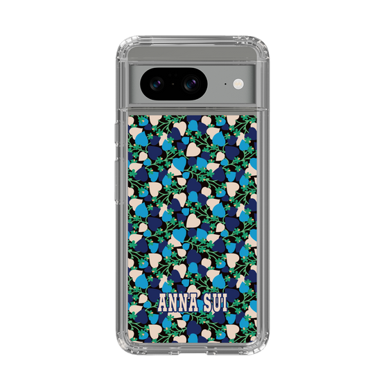 スリムプロテクションケース［ ANNA SUI - HEARTS VINE - BLUE ］