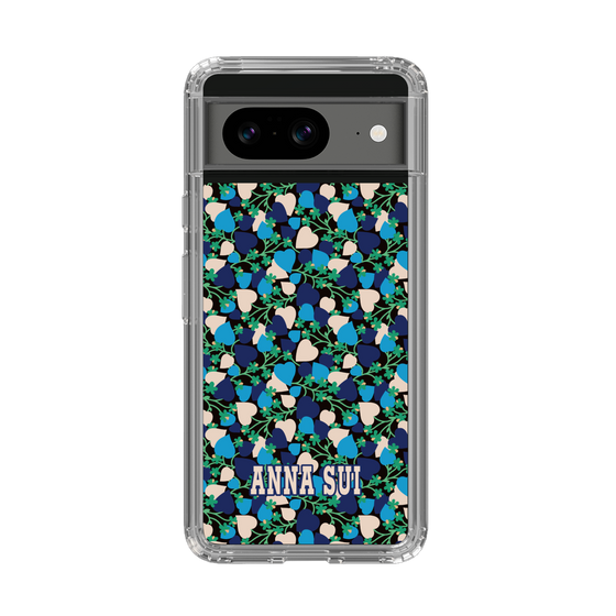 スリムプロテクションケース［ ANNA SUI - HEARTS VINE - BLUE ］
