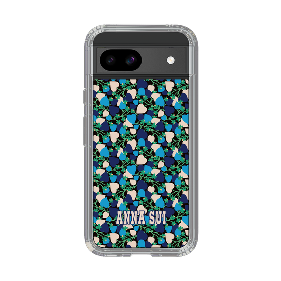 スリムプロテクションケース［ ANNA SUI - HEARTS VINE - BLUE ］