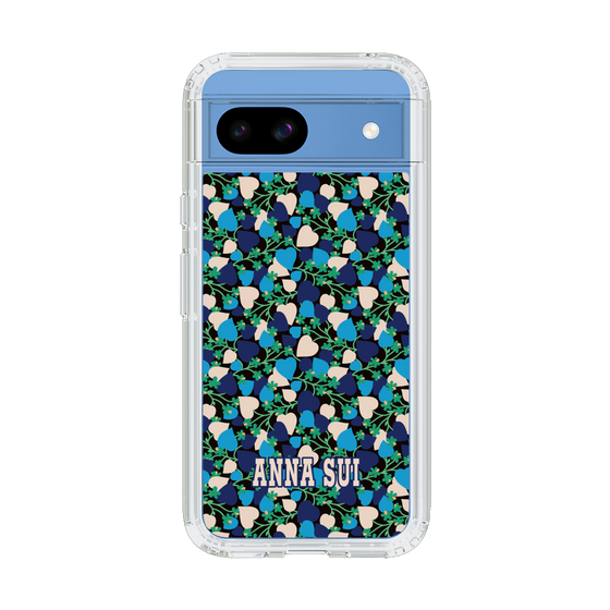 スリムプロテクションケース［ ANNA SUI - HEARTS VINE - BLUE ］