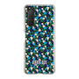 スリムプロテクションケース［ ANNA SUI - HEARTS VINE - BLUE ］