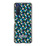 スリムプロテクションケース［ ANNA SUI - HEARTS VINE - BLUE ］