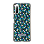スリムプロテクションケース［ ANNA SUI - HEARTS VINE - BLUE ］