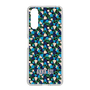 スリムプロテクションケース［ ANNA SUI - HEARTS VINE - BLUE ］