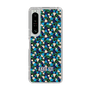 スリムプロテクションケース［ ANNA SUI - HEARTS VINE - BLUE ］