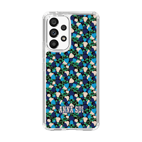スリムプロテクションケース［ ANNA SUI - HEARTS VINE - BLUE ］