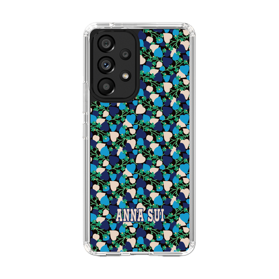 スリムプロテクションケース［ ANNA SUI - HEARTS VINE - BLUE ］