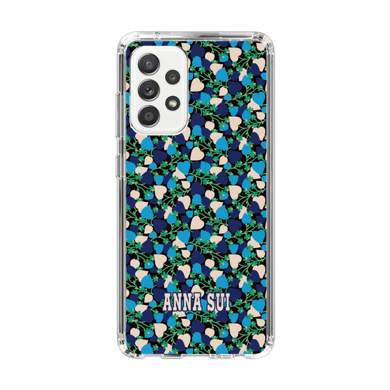 スリムプロテクションケース［ ANNA SUI - HEARTS VINE - BLUE ］
