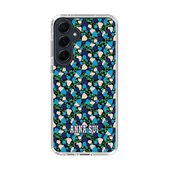 スリムプロテクションケース［ ANNA SUI - HEARTS VINE - BLUE ］