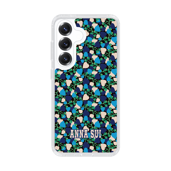 スリムプロテクションケース［ ANNA SUI - HEARTS VINE - BLUE ］