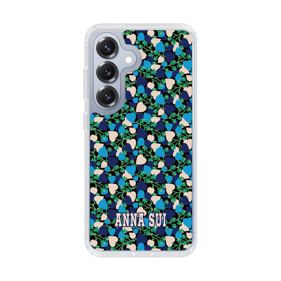 スリムプロテクションケース［ ANNA SUI - HEARTS VINE - BLUE ］