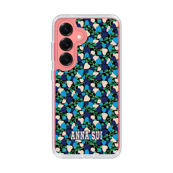 スリムプロテクションケース［ ANNA SUI - HEARTS VINE - BLUE ］