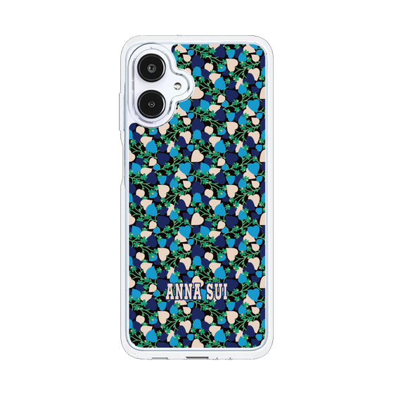 スリムプロテクションケース［ ANNA SUI - HEARTS VINE - BLUE ］