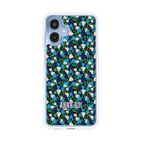 スリムプロテクションケース［ ANNA SUI - HEARTS VINE - BLUE ］