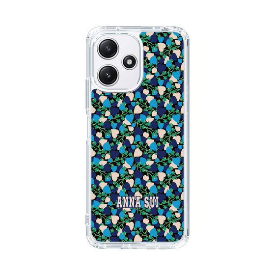 スリムプロテクションケース［ ANNA SUI - HEARTS VINE - BLUE ］