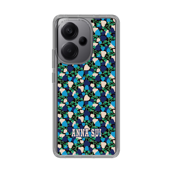 スリムプロテクションケース［ ANNA SUI - HEARTS VINE - BLUE ］