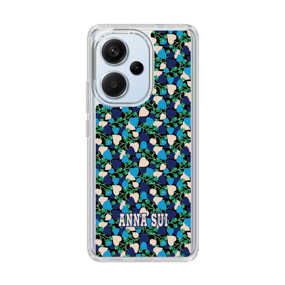スリムプロテクションケース［ ANNA SUI - HEARTS VINE - BLUE ］