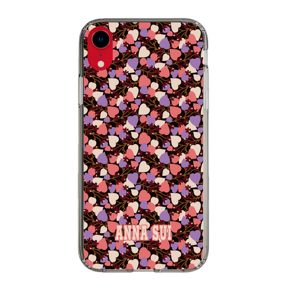 スリムプロテクションケース［ ANNA SUI - HEARTS VINE - PINK ］