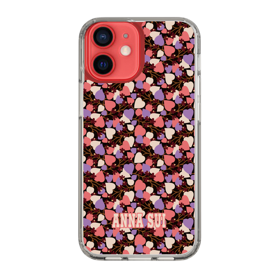 スリムプロテクションケース［ ANNA SUI - HEARTS VINE - PINK ］