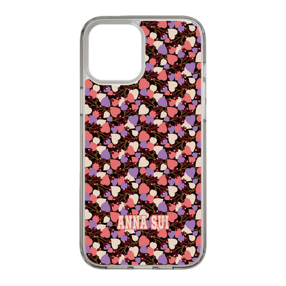 スリムプロテクションケース［ ANNA SUI - HEARTS VINE - PINK ］