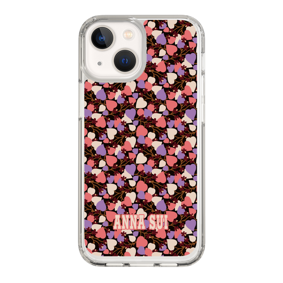 スリムプロテクションケース［ ANNA SUI - HEARTS VINE - PINK ］