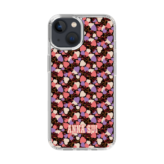 スリムプロテクションケース［ ANNA SUI - HEARTS VINE - PINK ］