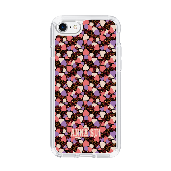 スリムプロテクションケース［ ANNA SUI - HEARTS VINE - PINK ］